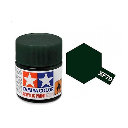 Tamiya Paint Tamiya Acrylic Mini XF-70 Dark Green TAM81770